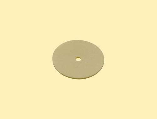 Flat Rubber Disc 3/4 x 1/8 x 1mm - 19 x 3.2 x 1mm