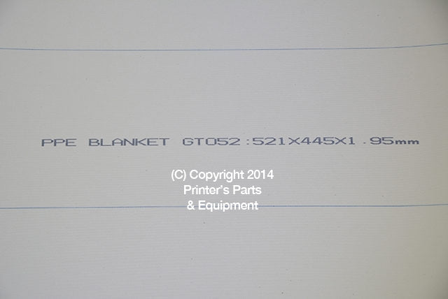 Blanket Heidelberg GTO52 Offset Printing Machine Supply