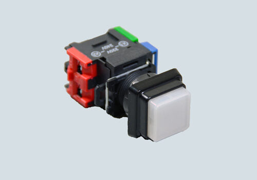 Push Button Switch White 220V-240V:250VAC 6A Complete with Base