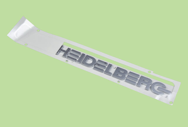Name plate Heidelberg for GTO52