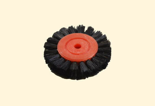 Feeder Brush Wheel 60mm x 6mm pin Hard