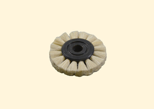 Feeder Brush Wheel 45mm x 6mm Soft x 6mm pin (Soft) (HE-90504)
