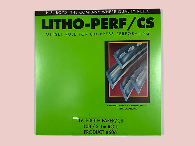 Litho Perf - 16t 10 Ft - Paper (Cs)