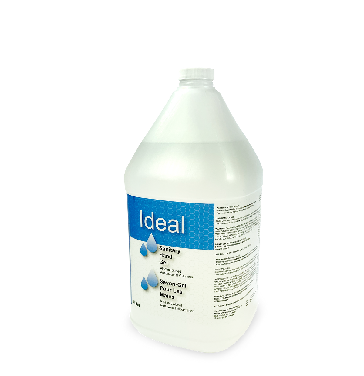 HAND SANITIZER GEL – 4L BOTTLE