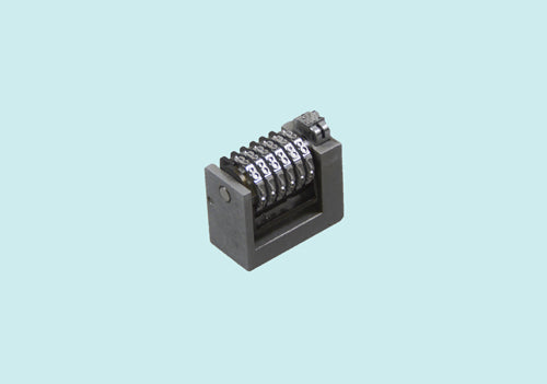 Numbering Machine 3x6 6 Digits Backward Roman Solid Wheels with No.