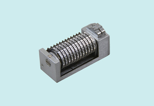Numbering Machine 5/32 12 Digits Backward Roman Solid Wheels with No.