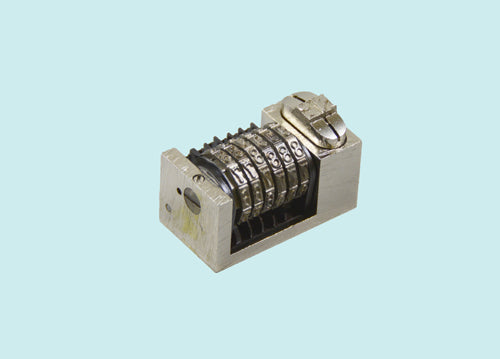 Numbering Machine 5/32 6 Digits Backward Solid Wheels with No.