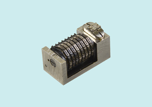 Numbering Machine 5/32 8 Digits Forward Solid Wheels with No.