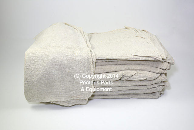 Shop Towels - White Wiping Cleaning Rags (100pcs)