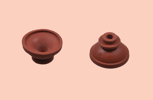 Rubber Suckers Kluge Red or Gum Rubber Cartons SU-3
