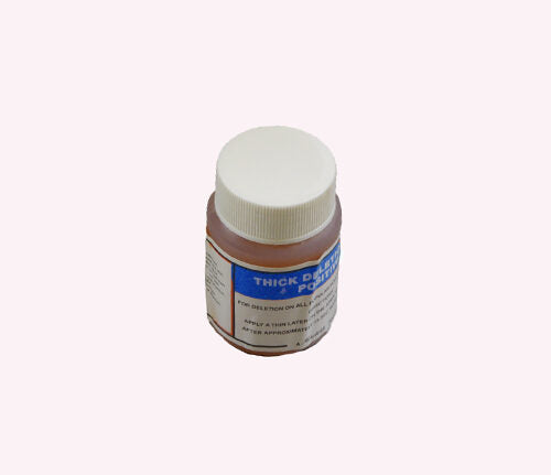 Negative Metal Plate Thick Deletion Gel