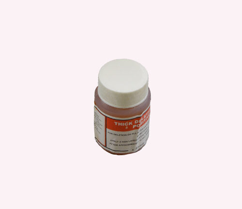 Positive Metal Plate Thick Deletion Gel