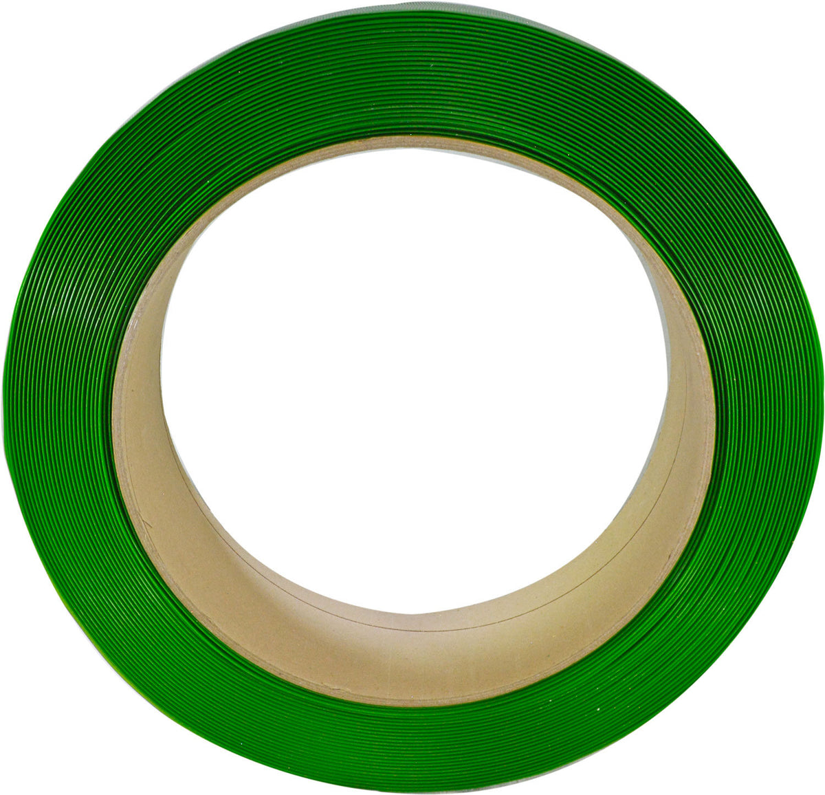Green Plastic Strapping top view