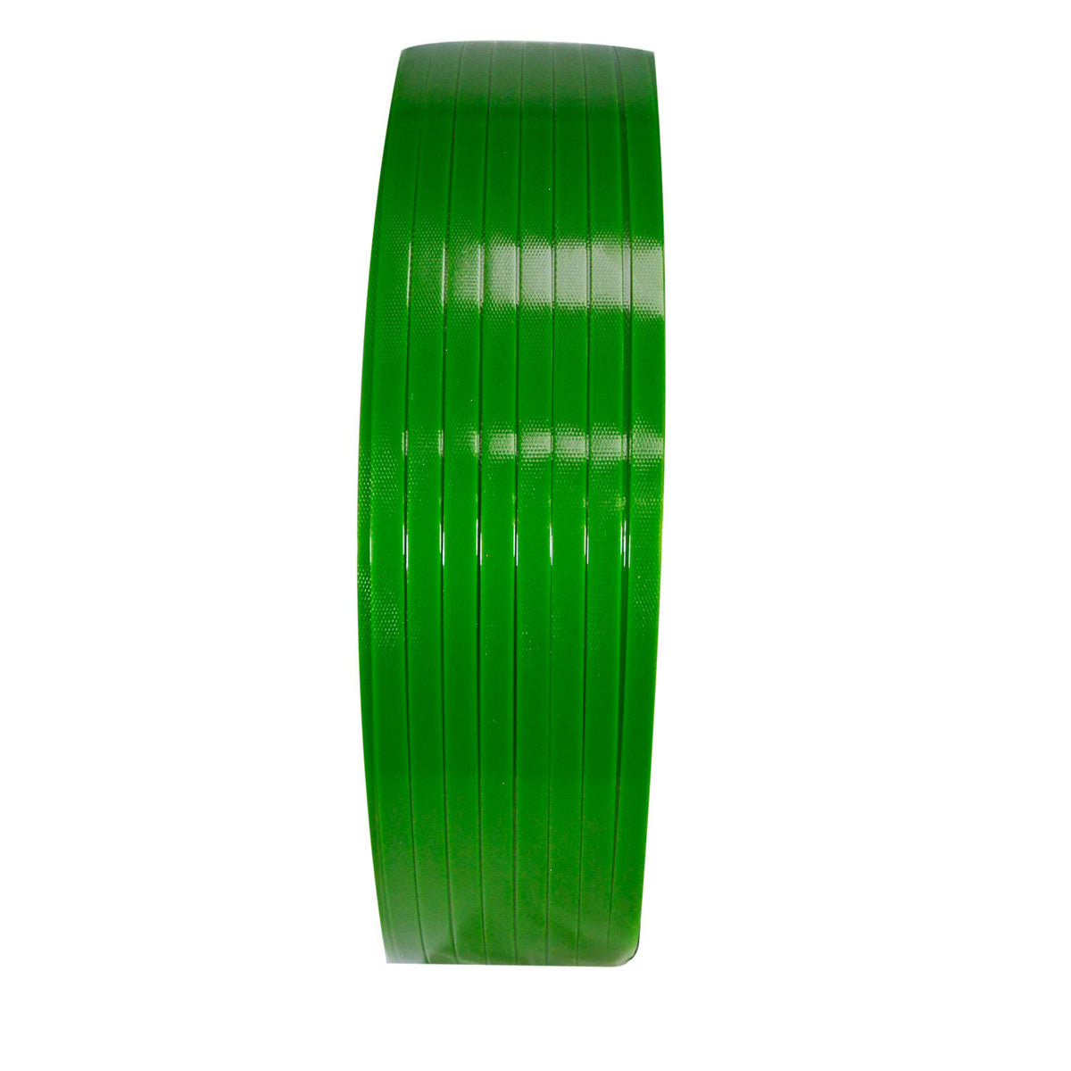 Green Plastic Strapping Side-View